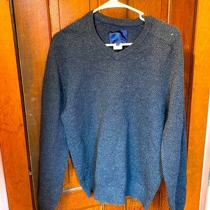 Martin + OSA navy blue crew neck sweater